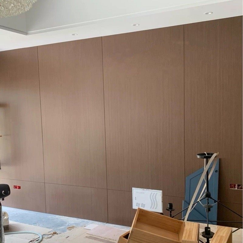 新品木饰面板电视背景墙免漆板实木贴面UV板科技kd板科定板木纹护