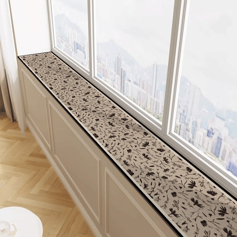 窗台吸水垫子极窄飘窗硅藻泥自粘卧室阳台窗户台垫可裁剪防尘防护