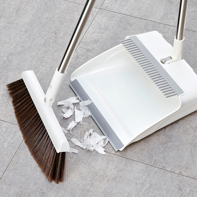 扫把新款簸箕套装组合软毛扫帚不粘头发撮箕扫地神器笤帚垃圾铲