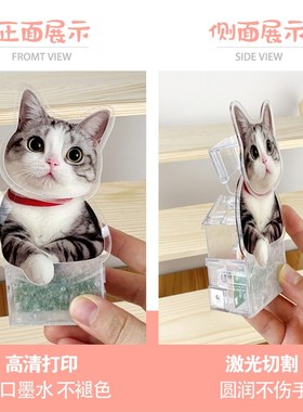 宠物猫咪摇头桌面摆件定制摇头晃脑汽车狗狗摇摇乐可爱网红治癒系