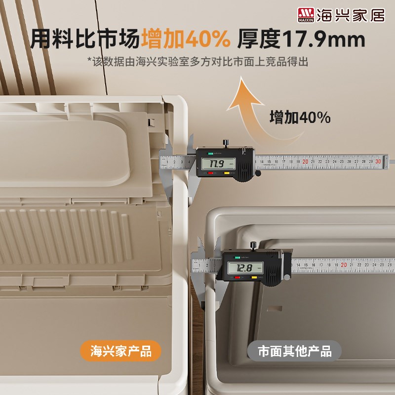 衣服收纳箱大容量超大翻盖衣物玩具折叠整理箱特大号家用储物箱子