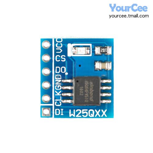 W25Q32/64/128(Mbit) NorFlash数据储存模块SPI接口闪存3.3V