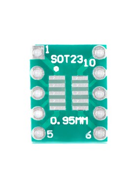 贴片转直插转接板SOP10/MSOP10/SOT23转DIP脚距0.5/0.95mmmm 10只