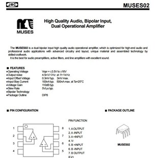 MUSES02高保真还原音质发烧双运放 JRC旗舰 带真假对比图