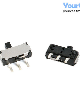 拨动开关 MSK-22D14(1P2T)G2 柄高2mm 3脚2档 MSK22D14G2  10只