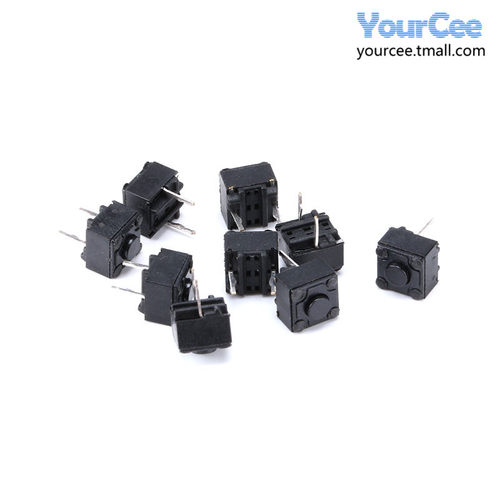 6*6*5.7/6*6*6/6*6*7.3MM 轻触微动开关 微软联想等 鼠标开关10只
