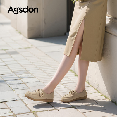 奥古狮登2025秋新款乐福鞋女