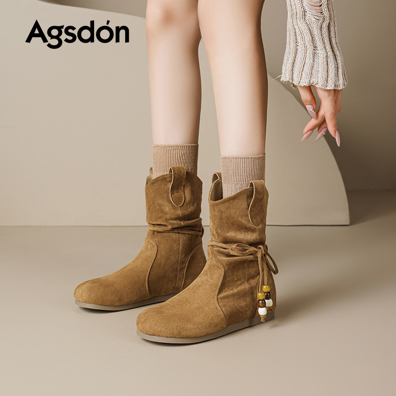 奥古狮登2025新款慵懒风中筒