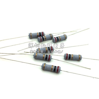 1W碳膜电阻 氧化膜电阻 精度5% 0.15R1R2R3R5.1R100R220R330R680R
