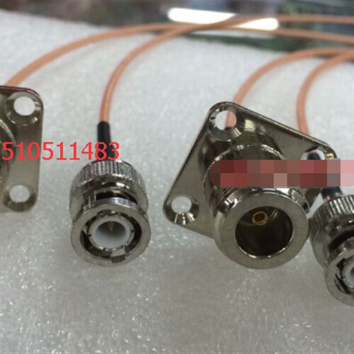 RF射频N型法兰同轴N-KF/BNC-J同轴跳线 AP高频N转BNC公RG316馈线