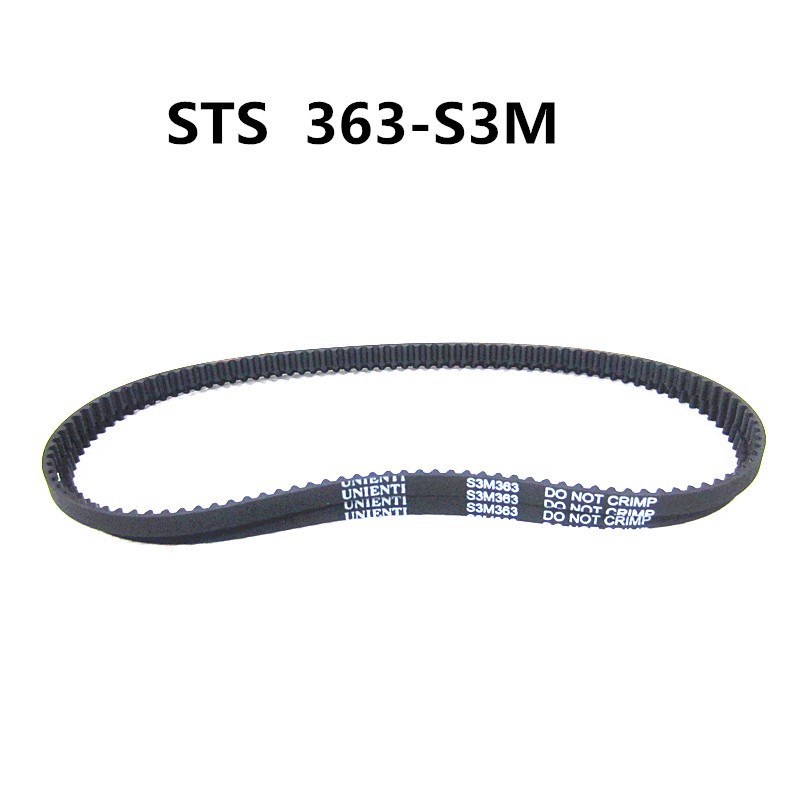 精密橡胶同步带 STS S3M-363 电脑视力检测仪 中医康复器传动皮带