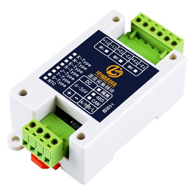 K型热电偶温度采集变送器模块转RS485/CAN隔离工业级Modbus RTU