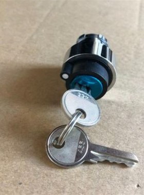 XB2两档三档钥匙旋钮开关ZB2-BG2C 2位3位钥匙选择开关头ZB2-BG3C