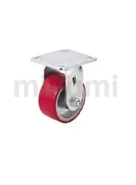 C-CTIK100-U C-CTIJ/CTIS 125 150-U替米斯米脚轮万向红色聚氨酯