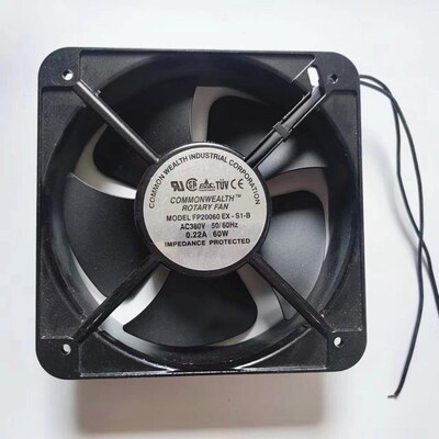 包邮20060 20CM 220V 65W 轴流风机 散热风扇 FP-20060EX-S1-B