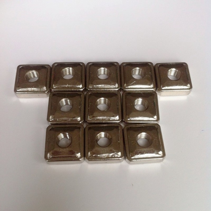 机械手配件 天行M5单孔螺母 铝条滑块 治具配件 不滑牙 JE020