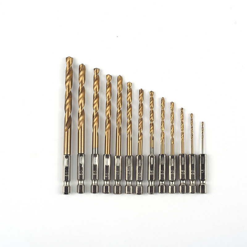 六角柄麻花钻头镀钛13PC风批组套高速钢电动螺丝刀麻花钻头,童装/婴儿装/亲子装,儿童装饰手表,淘宝优惠券,粉丝福利购,淘宝优惠卷