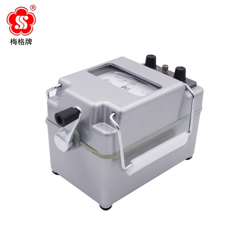 上海六厂 梅格牌 ZC-7 手动兆欧表 上海六表绝缘摇表 500V-500M