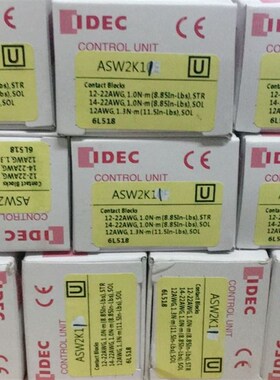 IDEC原装和泉 ASW2K11 一开一闭两档ASW0201钥匙开关2K20 ASW3K22