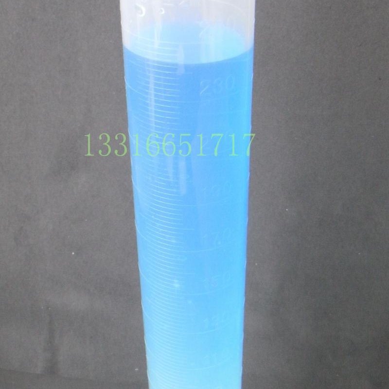 250ml 误差2ml 塑料量筒 六角底座 凸字刻度 进口PP料制成 耐腐蚀