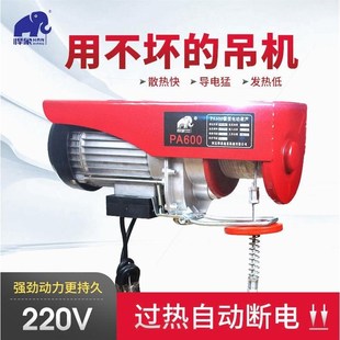 德国进口微型电动葫芦220V家用小型提升机电动小型吊机建筑机起重
