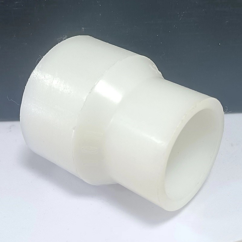 高品质聚丙烯白色塑料头变径壁厚耐腐PP大小头配件接头大全水管