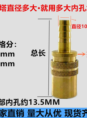 模具快速母头SK-111快速水咀嘴母头SK-113软管宝塔开放式快插母头