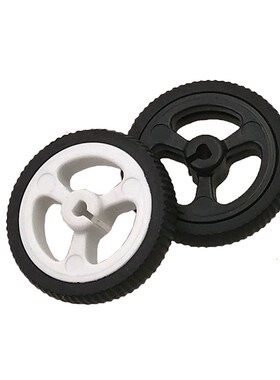 ZJ327 3PI miniQ小车N20电机橡胶轮 直径34mm 码盘34*7