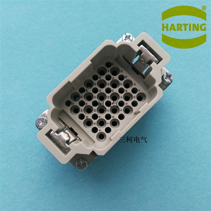 HARTING浩亭 09160423001 哈丁42针公芯重载连接器 航空插头10A