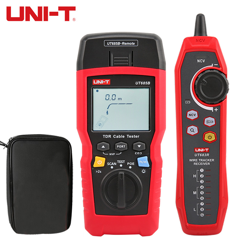 优利德TDR电缆测试仪抗干扰POE防烧同轴线带电寻线多功能网络测线