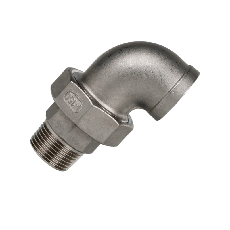 304不锈钢活接头水管配件内外丝活接弯头螺纹活结内外牙由任4分