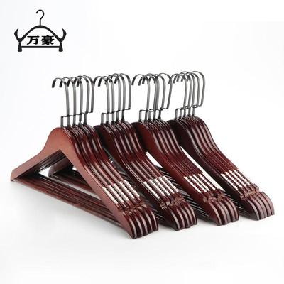 【品牌正品】实木衣架家用挂衣木头衣架衣撑防滑无痕木衣挂衣柜西