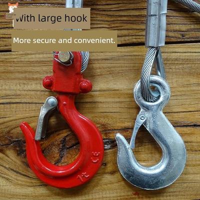 细钢丝绳提升机卷扬机微型电动葫芦家用小吊机绞盘专用钢芯防旋转