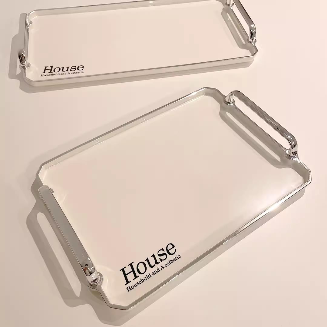 【品牌正品】【老板娘家里自用轻奢款】茶盘家用客厅茶几长方形托