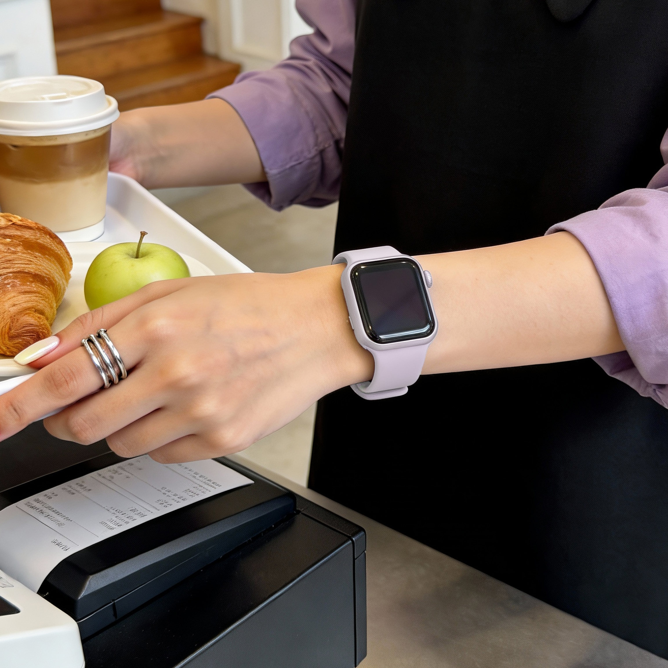 美派适用iwatch11表带苹果S10手表applewatch9简约运动硅胶S8春夏天女款se3高级新款8创意S7男智能Ultra3腕带