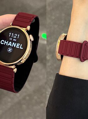 适用华为gt5手表表带gt6手表带gt5pro表带女款gt4硅胶watch5防水高级fit3磁吸fit4运动荣耀2腕带男女生智能