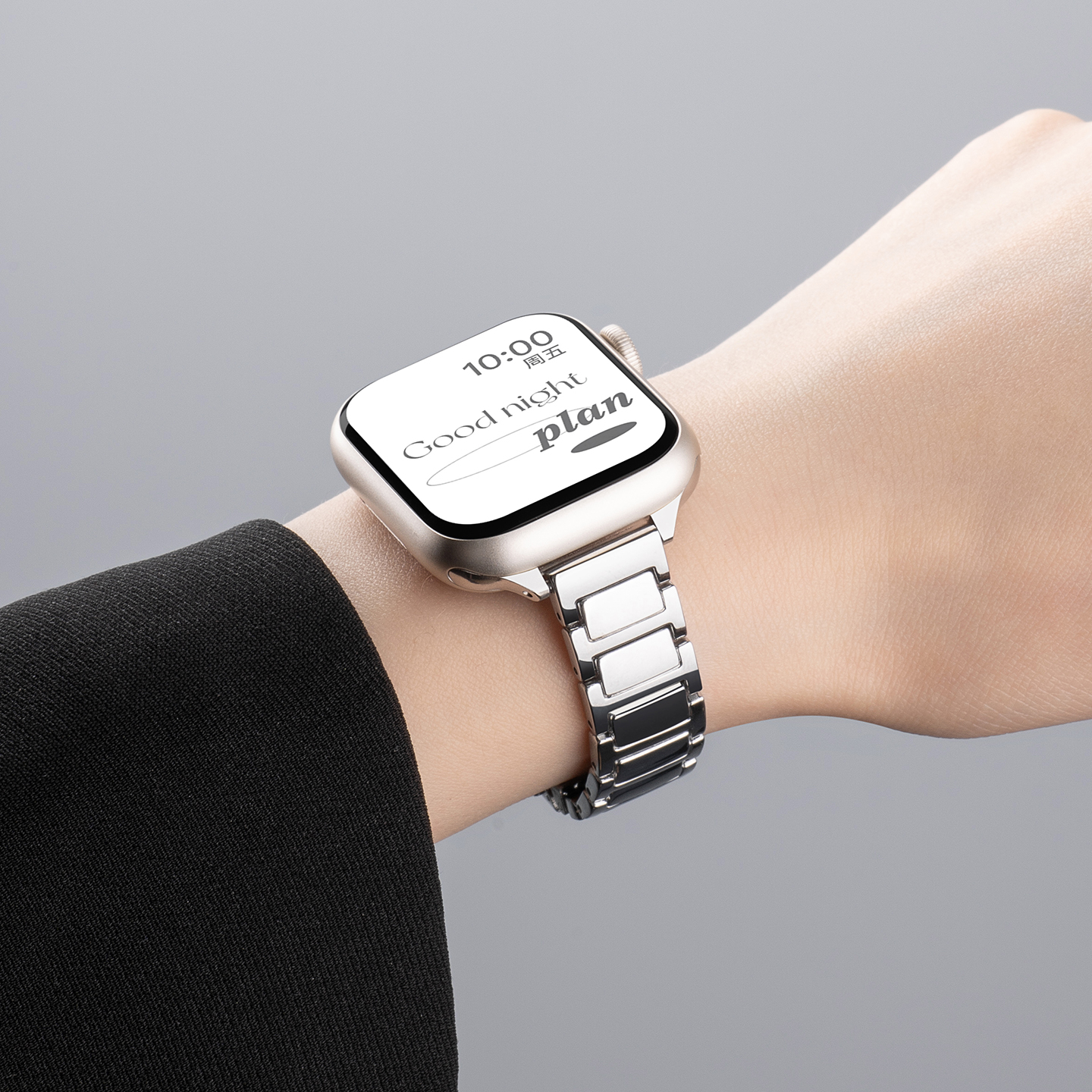 适用华为fit4手表表带watchfit4新款fit3金属4pro钢带watch三四代腕带智能fit2运动替换带new女生夏时尚配件