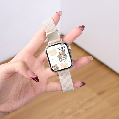 美派新款适用iWatchs11尼龙表带