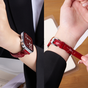 适用华为FIT4手表带FIT4pro智能手表表带watchfit4皮腕带FIT3手环运动fit2新款watch三代替换腕带女款秋冬