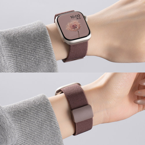 美派适用苹果手表尼龙编织表带