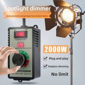 2000W聚光灯调光器摄影灯暖光电影和电视灯钨丝灯泡650W亮度无级