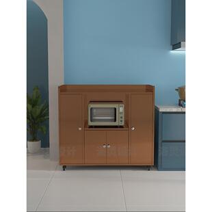 家用不锈钢一体厨房橱柜碗柜备餐矮柜客厅餐边柜茶水柜储物收纳柜