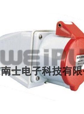 WEIPU 威浦 TYP6618 4芯 3P+E 航空 工业插座 16A 明装插座 IP44