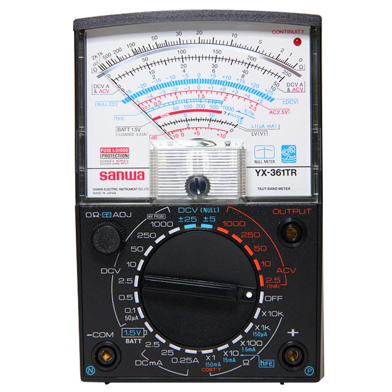 Sanwa三和YX361TR多功能指针万用表模拟多用表高精度指针万能表