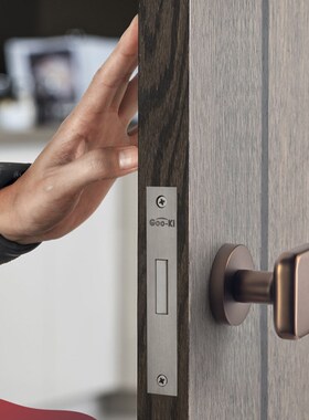 格奥琦隐形门锁锁室内卧室门把手房门锁背景墙隐藏单面锁暗锁