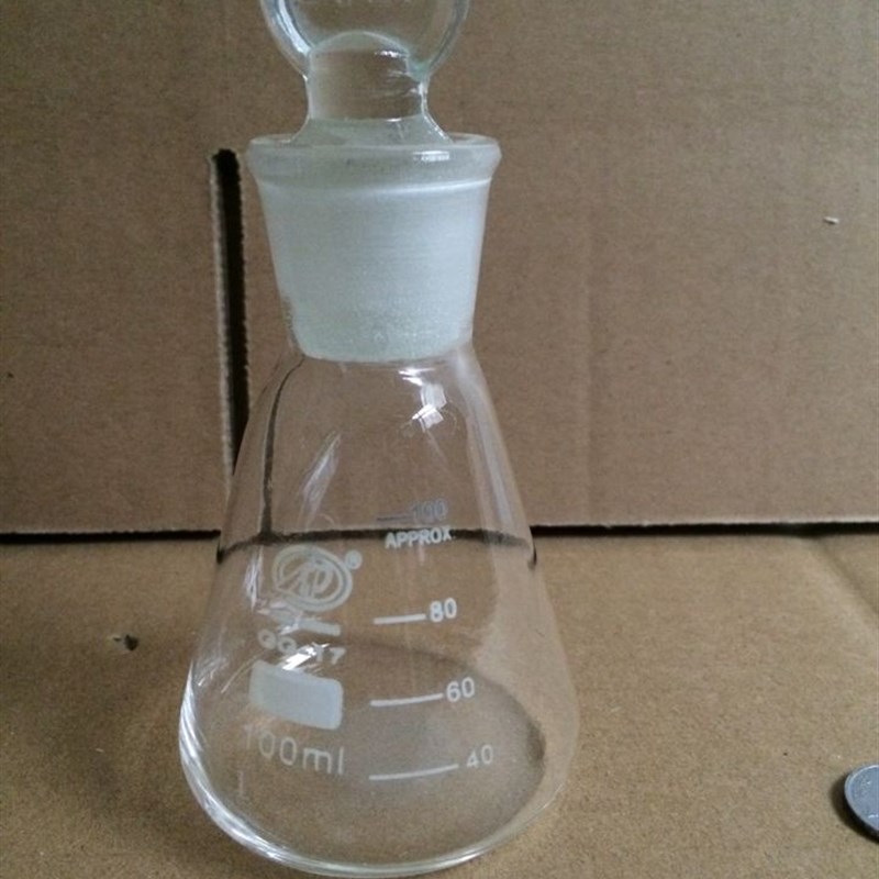 具塞玻璃三角烧瓶300ml 具塞锥形瓶 玻璃磨口塞 具塞三角瓶