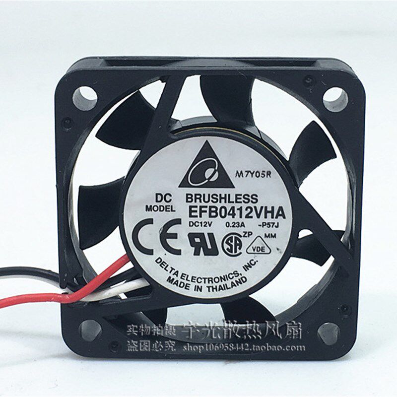 台达 EFB0412VHA 4010 12V 0.23A 大风量 双滚珠 南北桥散热风扇
