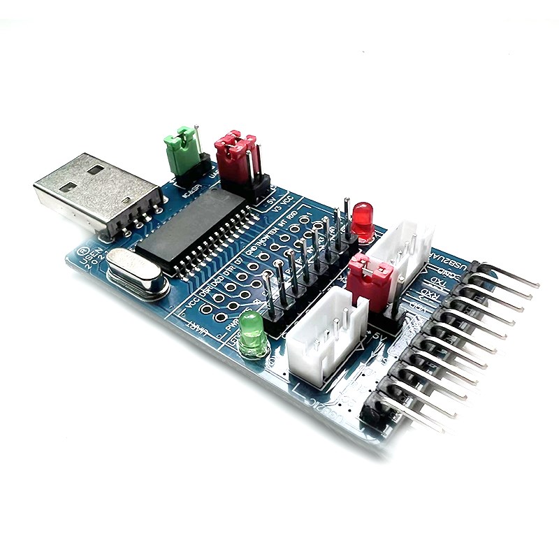 CH341A USB转I2C/IIC/SPI/UART/TTL/ISP适配器 EPP/MEM并口转换器