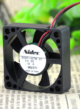 nidec 3510 D03P-05TM 07 5V 0.12A 3.5CM散热风扇35*35*10MM