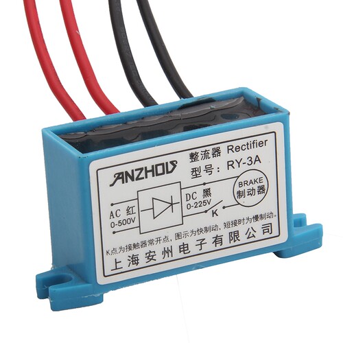 安州RECTIFIER整流装置RY3A整流器电机刹车抱闸整流模块0-225V